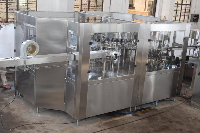 Automatic Glass Bottle Sparkling Water / Soft Drink Filling Machine For PET Bottle 0