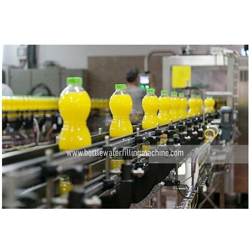 Hanging Conveying 24000BPH Automatic Juice Bottle Filling Machine