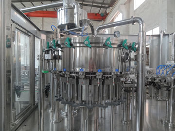 Carbonated Beverage Automatic Bottle Filling Machine 7kw PLC Control 1500 - 30000BPH