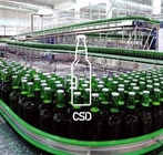 Soft Drink Bottling Plant Filling Machine 50HZ Soda Water Packaging